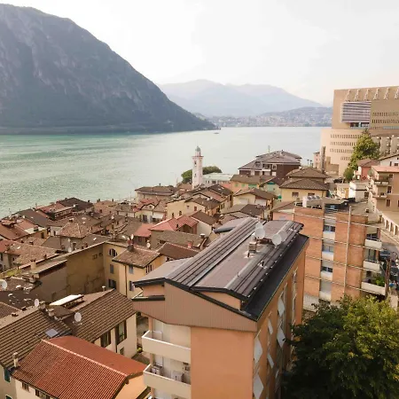 Casa Elea_ Panoramic Attic In Center Campione d'Italia